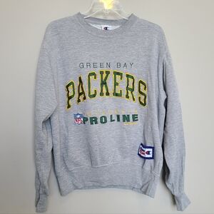 Vintage 90s Packers NFL Proline Champion Sweatshirt Medium